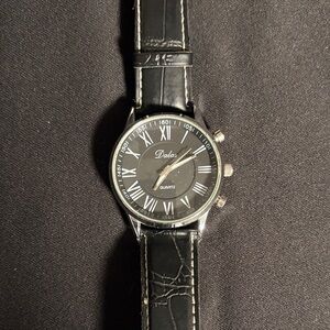 Vintage Dalas Black Quartz Watch